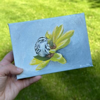 Hefty_Lauren_Acrylics Warblers