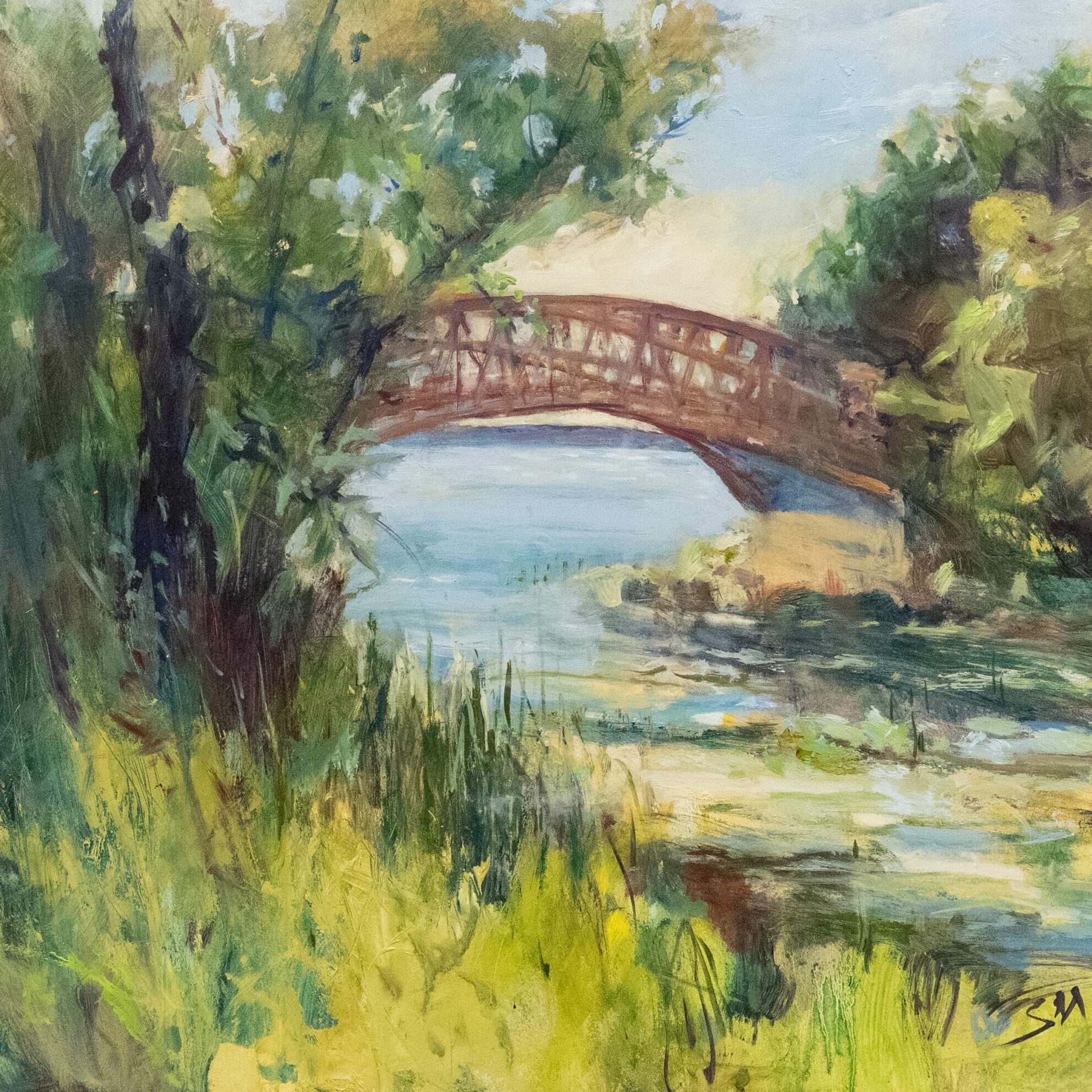 Rhythmic Renoir
Susan McLean -Keeney
"Sunrise Bridge"